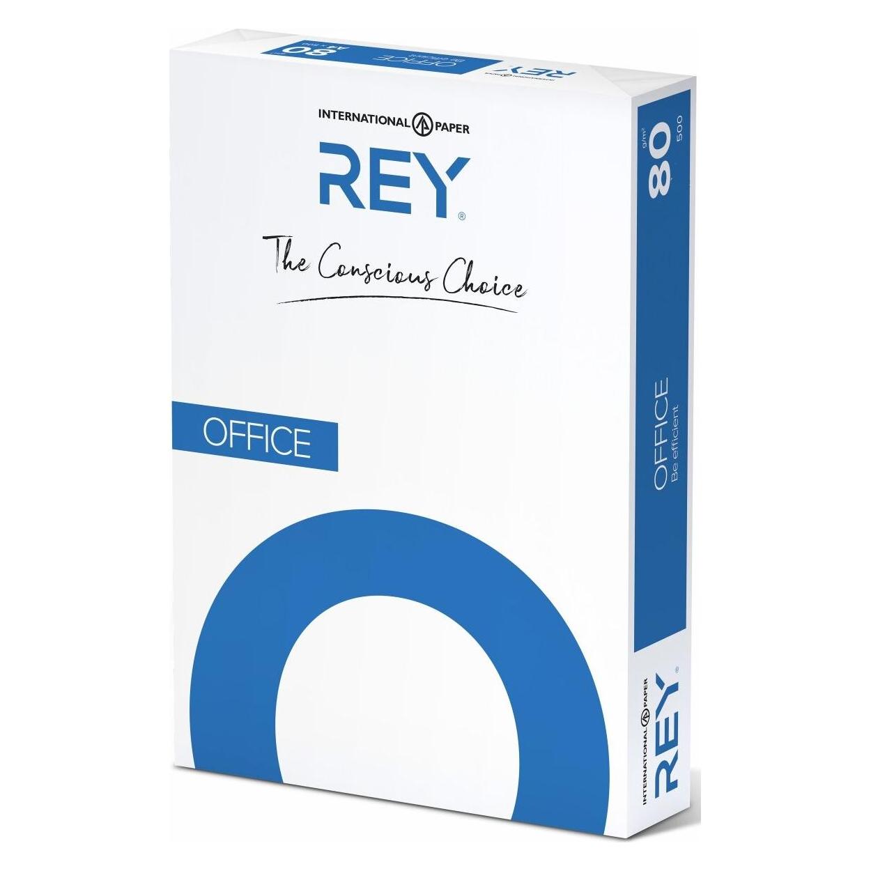 Rey Kopierpapier Office A3 80g/qm weiss VE=500 Blatt (A3, 500 Blätter, 80 g/m²) (2100011159)