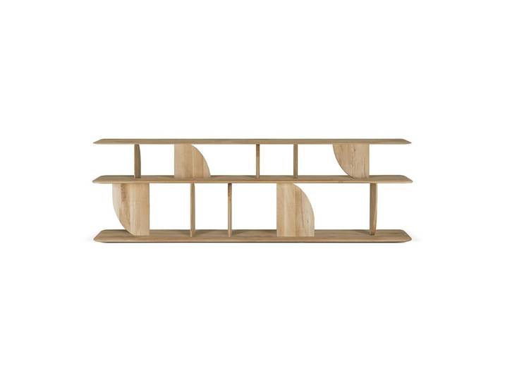 ETHNICRAFT console GEOMETRIC (Chêne - bois massif)
