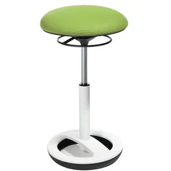Sitness Fitnesshocker High Bob Stoff Grün