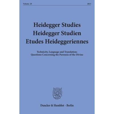 Heidegger Studies - Heidegger Studien - Etudes Heideggeriennes., Taschenbuch von , Duncker & Humblot, 978-3-428-14087-9