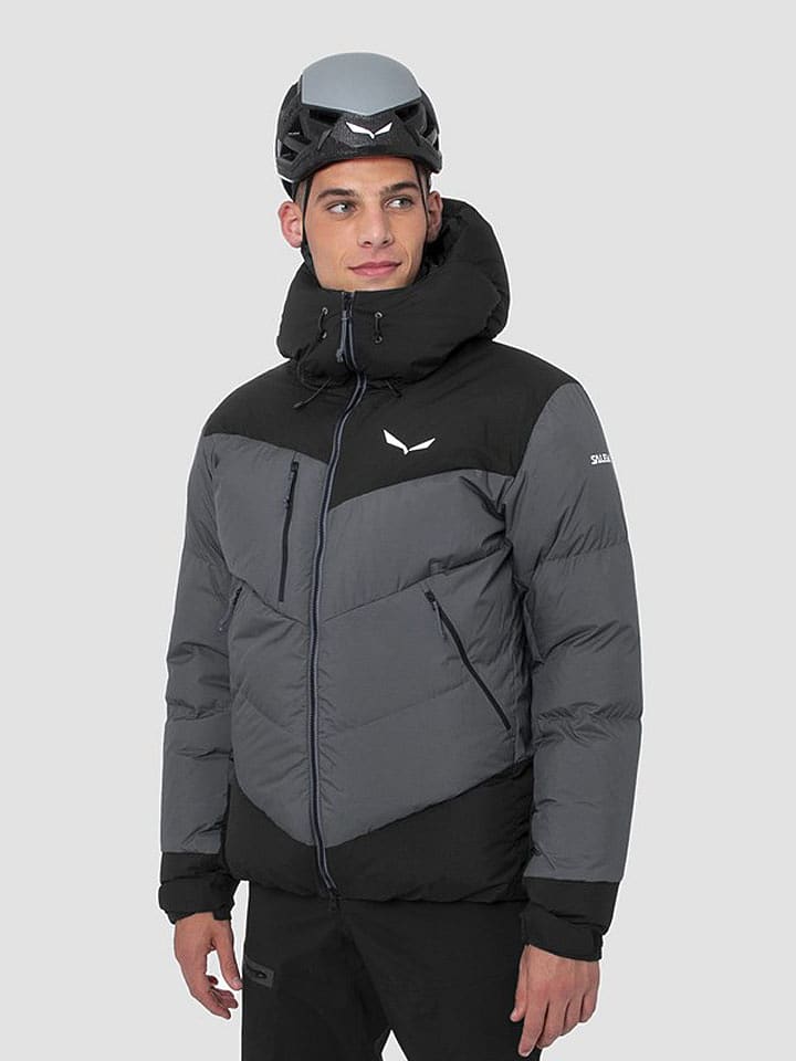 Salewa Daunenjacke "Ortles Heavy 2" in Grau - XXL