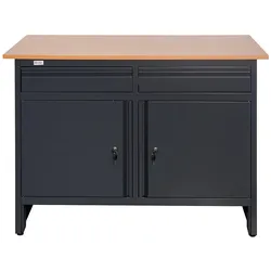 Jet-Line, Werkbank + Arbeitsbock, Werkbank SMOLENSK anthrazit 120 cm (120 cm, 60 cm)