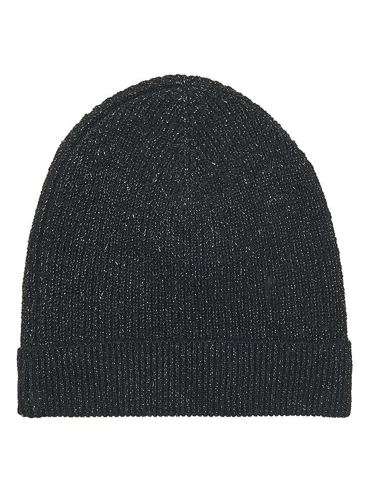 JDY Mütze in Schwarz/ Silber - onesize