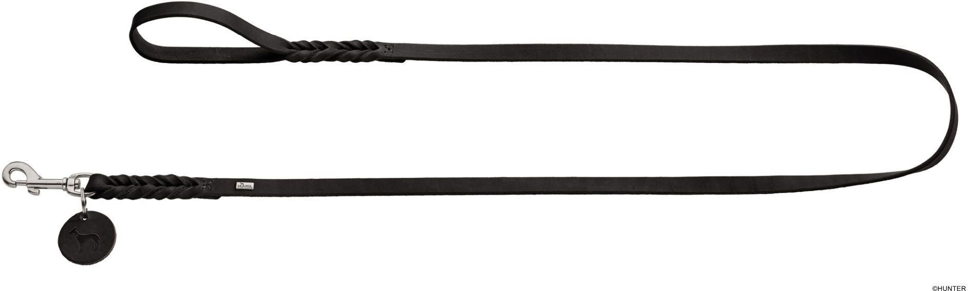 DOG SPORT HUNTER Führleine Solid Education 16/150, schwarz