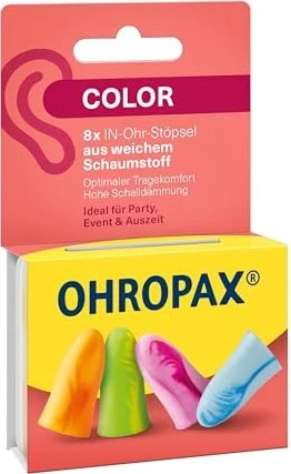 OHROPAX Color Earplugs 8 pcs