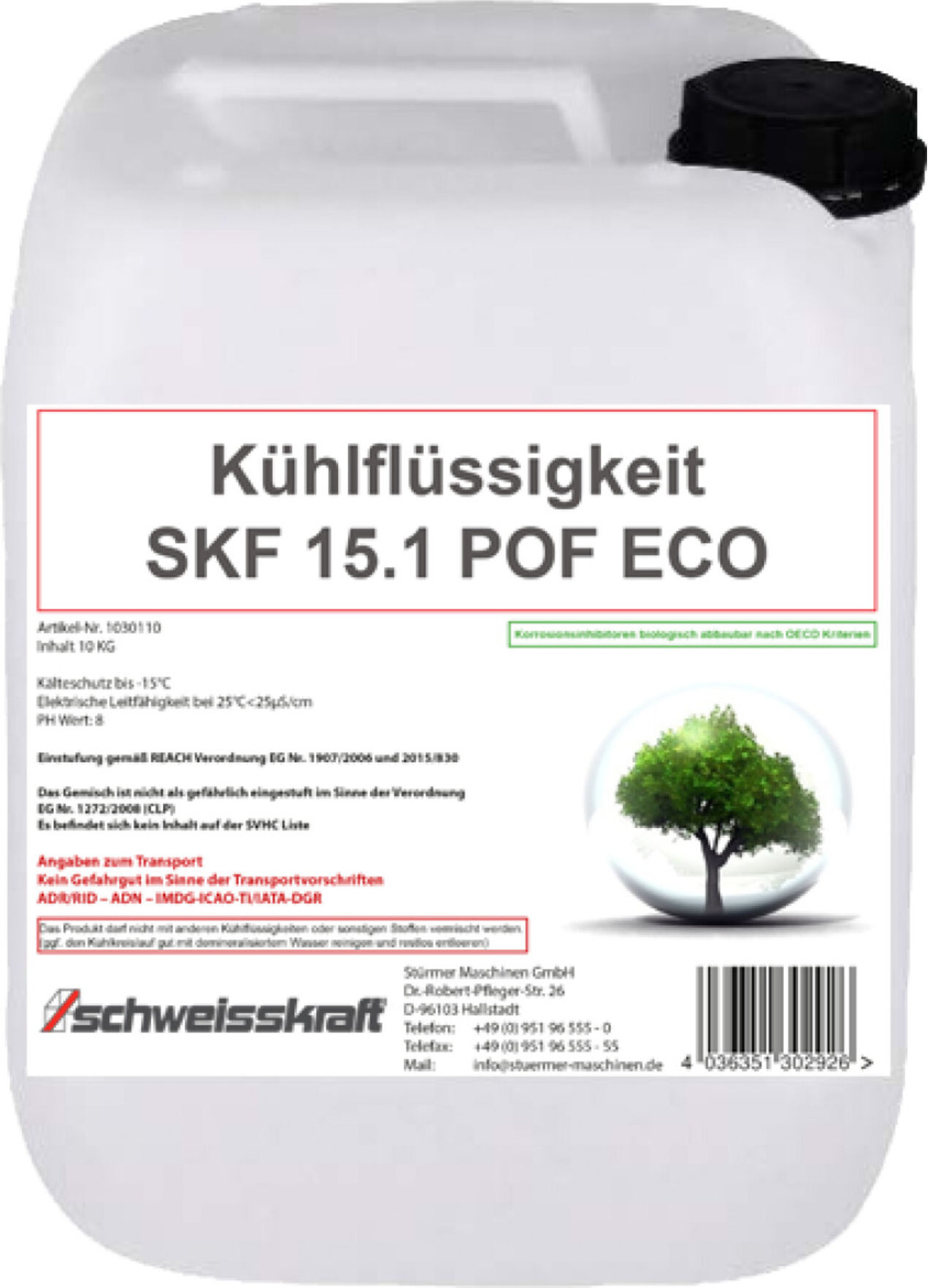 schweisskraft Kühlflüssigkeit SKF 15 10 l (1030110)
