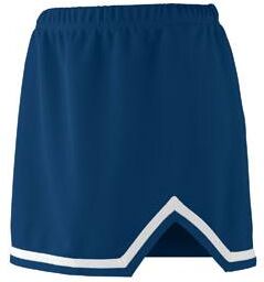 Augusta Sportswear 9125 Athletic Women's Energy Skirt in Navy Blue/White size XL   Polyester
