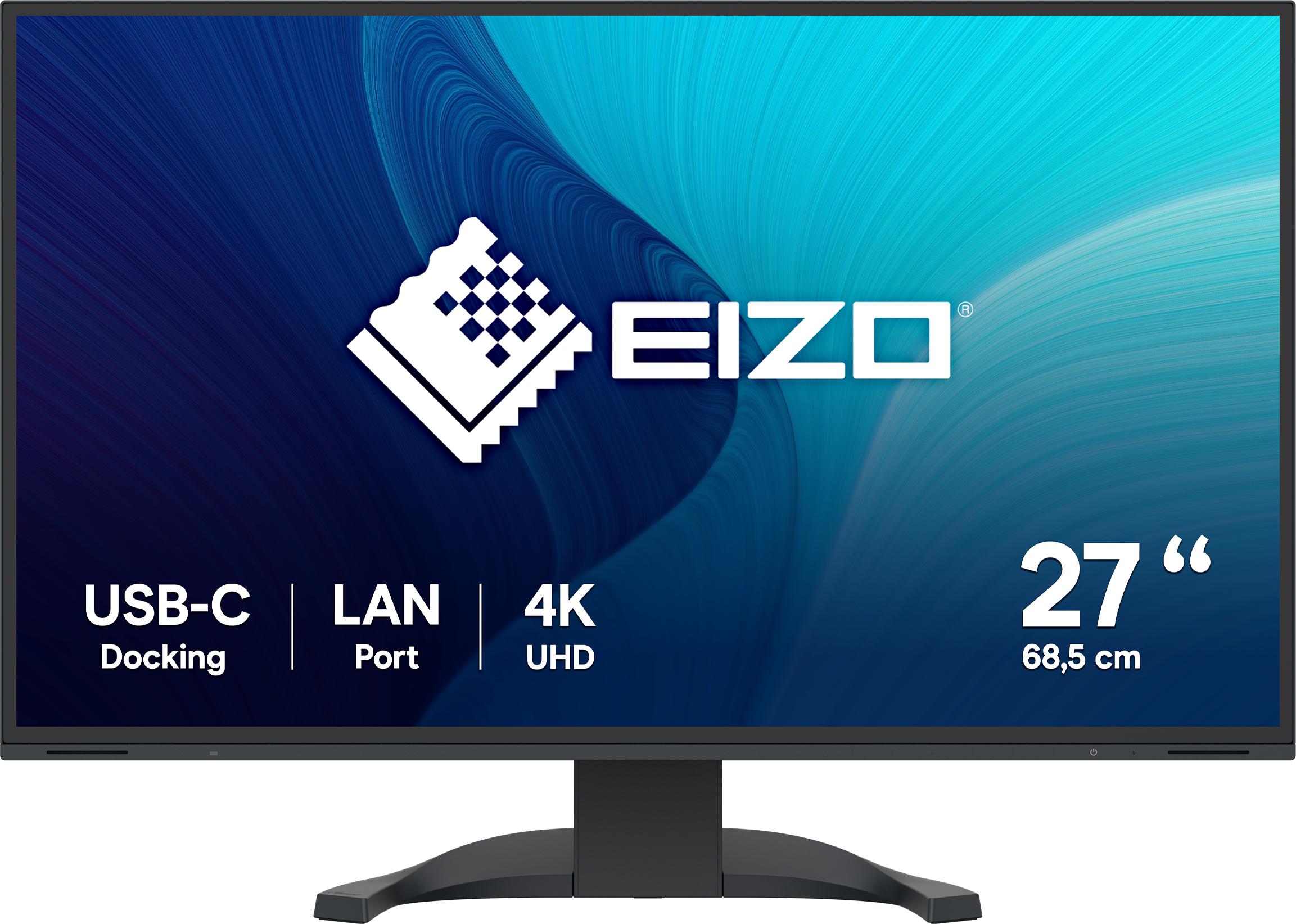 EIZO FlexScan EV2740X-BK, 68,6 cm (27"), 3840 x 2160 Pixel, 4K Ultra HD, LCD, 5 ms, Schwarz