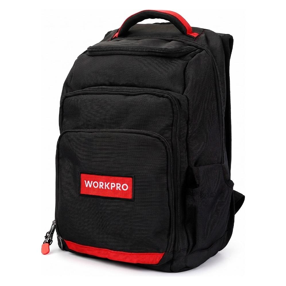 Workpro Schwarzer Mehrzweck-Werkzeugrucksack, 32 x 19 x 50 cm (77842719)