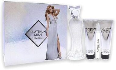 Platinum Rush 4 Pc Gift Set by Paris Hilton for Women Standard Eau De Parfum for Women