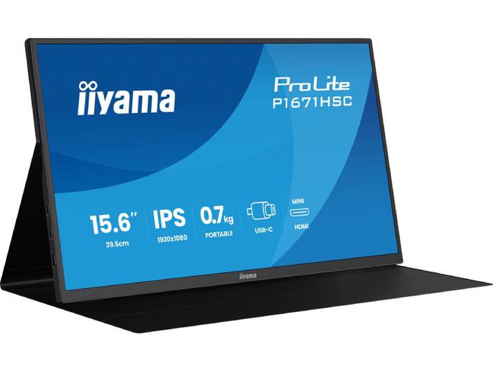 iiyama ProLite P1671HSC-B1 15,6 Full-HD 60 Hz IPS Monitor