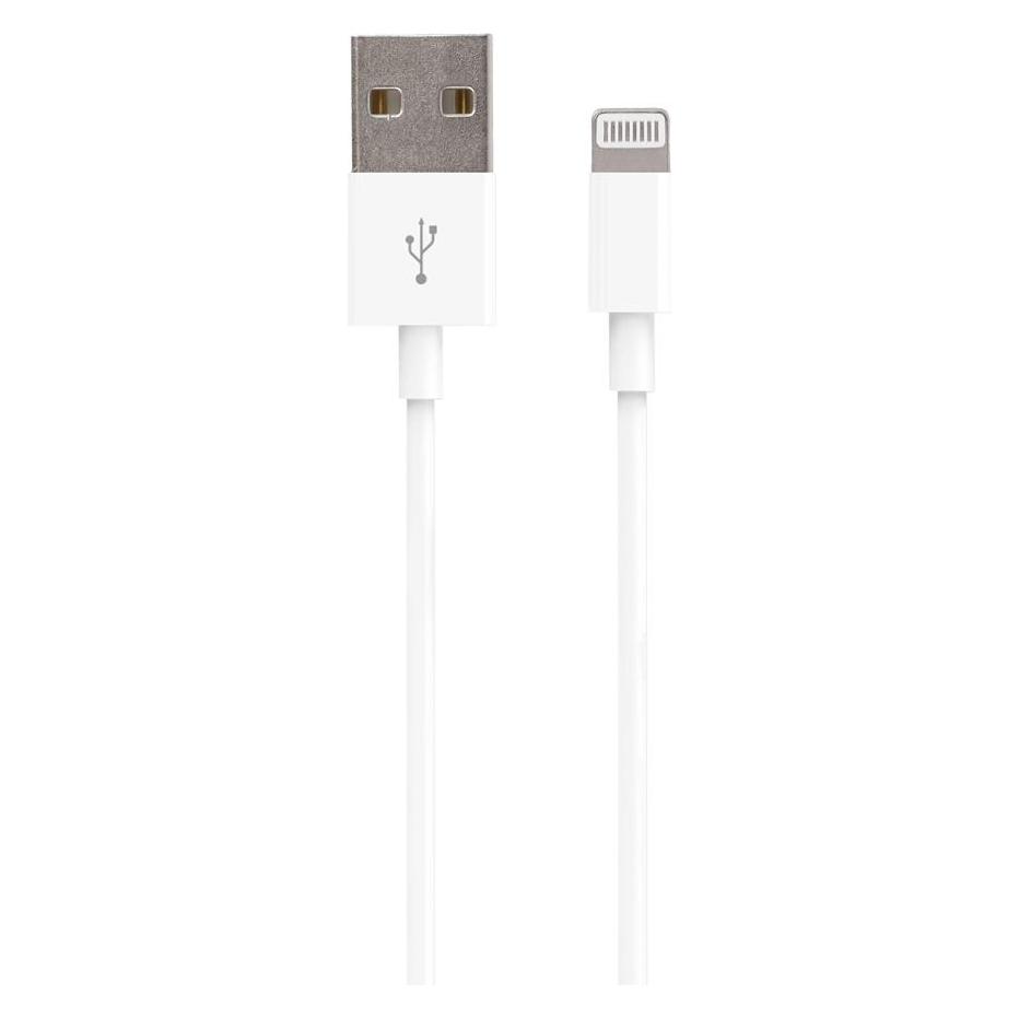 Forever Kabel USB - Lightning 3,0 m 1A weiss (3 m, 5 W) (T_0014274)