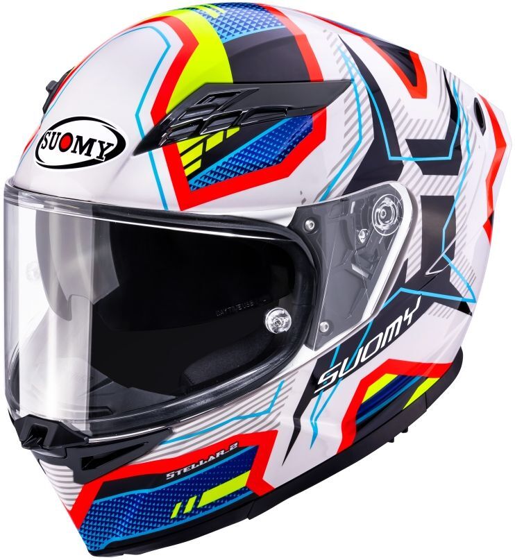 Casque intégral Suomy STELLAR 2 - BLACKSTAR White/blue