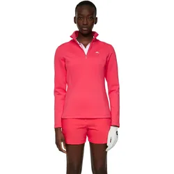 J. LINDEBERG Layer Lorelei Quarter Zip, pink