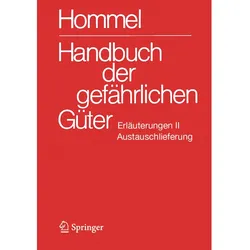 Handbuch der gefährlichen Güter. Erläuterungen II. Austauschlieferung, Dezember 2024, Fachbücher