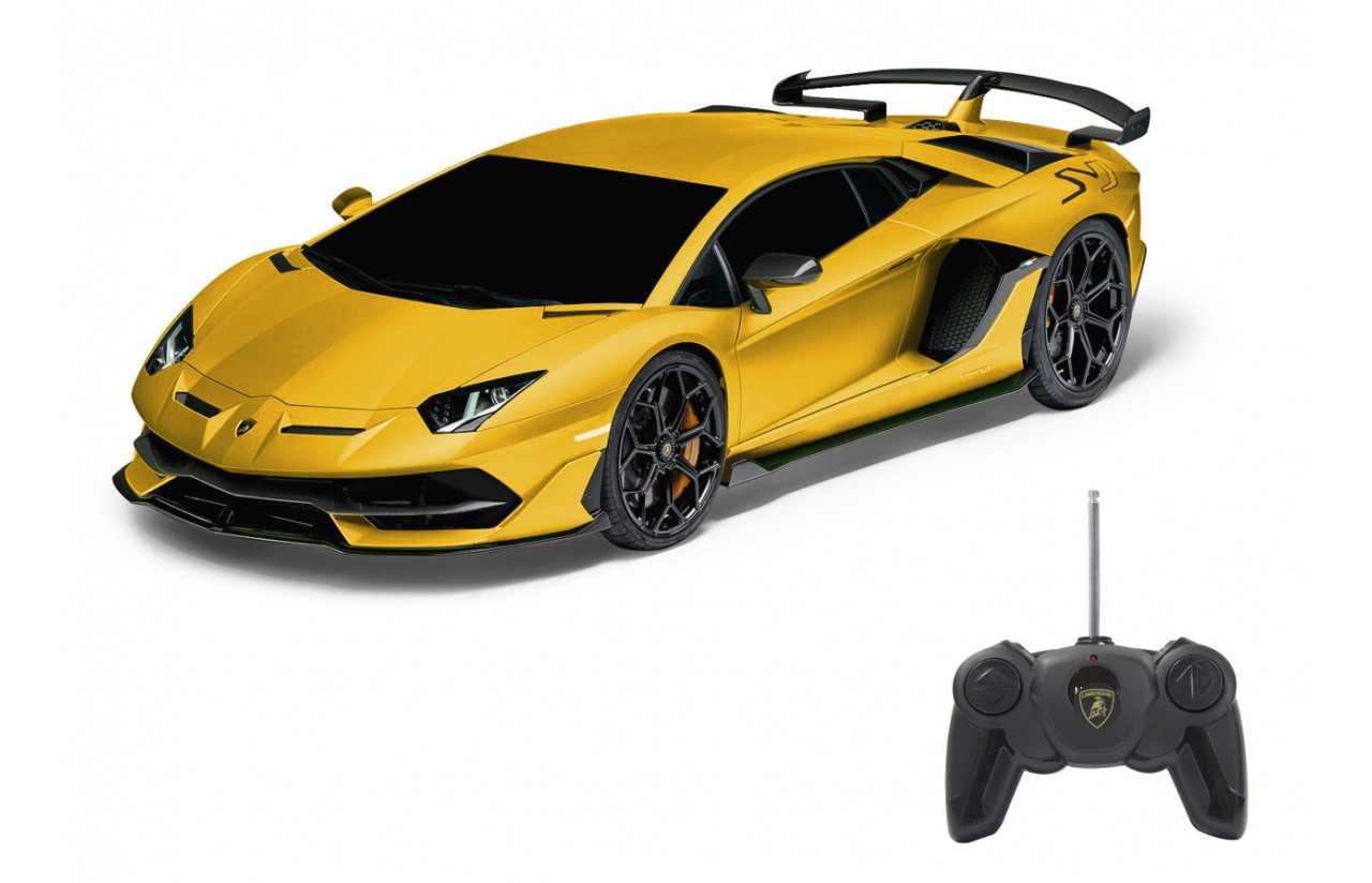 Jamara Germany Lamborghini Aventador SVJ schaalmodel 1:24 geel 40MHz