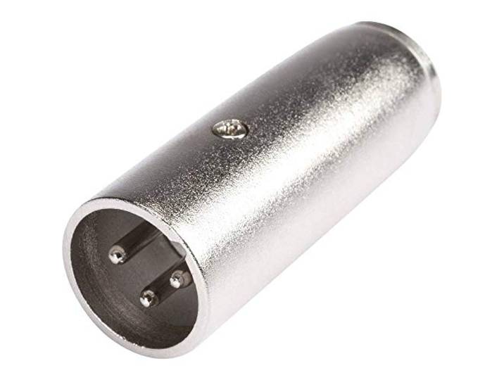 HICON Adapter XLR 3-polige mannelijke stekker naar mini-XLR 3-polige stekker HI-X3MX3-MM
