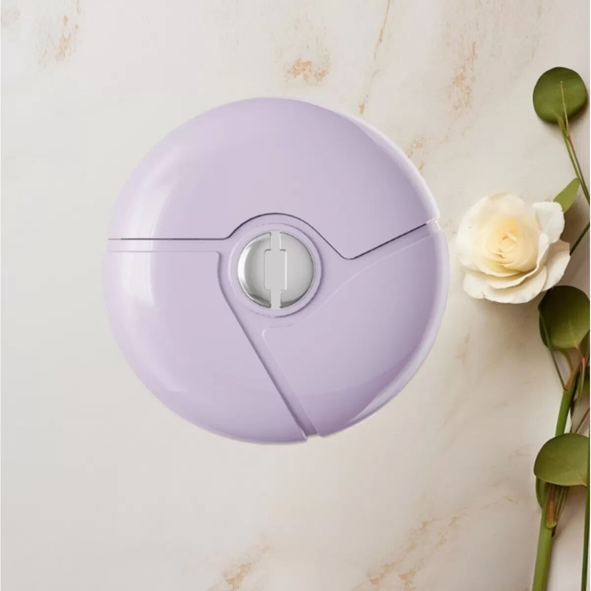 INF 3-in-1 Elektrischer Nagelknipser und Schleifer – Sicherer, tragbarer Nageltrimmer mit Licht Violett