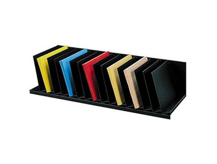 Trieur 16 cases inclinées largeur 92 cm noir