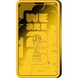 Die offiziellen Goldbarren zur FIFA WM 2026TM