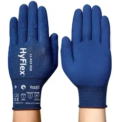 Ansell HyFlex 11-819 ESD Touchscreenfähiger Handschuh XL Gr. 10, ESD zertifizierter Mehrzweckhandschuh