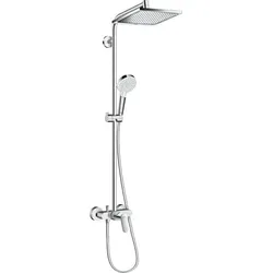 Hansgrohe Crometta E Duschsystem mit Hebelarmatur Chrom 27284000
