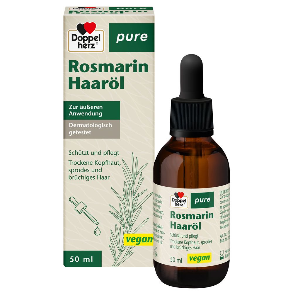Doppelherz Rosmarin Haaröl pure 50 ml Öl
