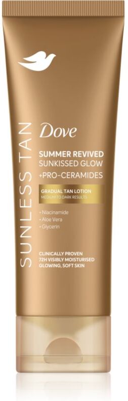 Dove Sunless Tan lait auto-bronzant teinte Dark 200 ml
