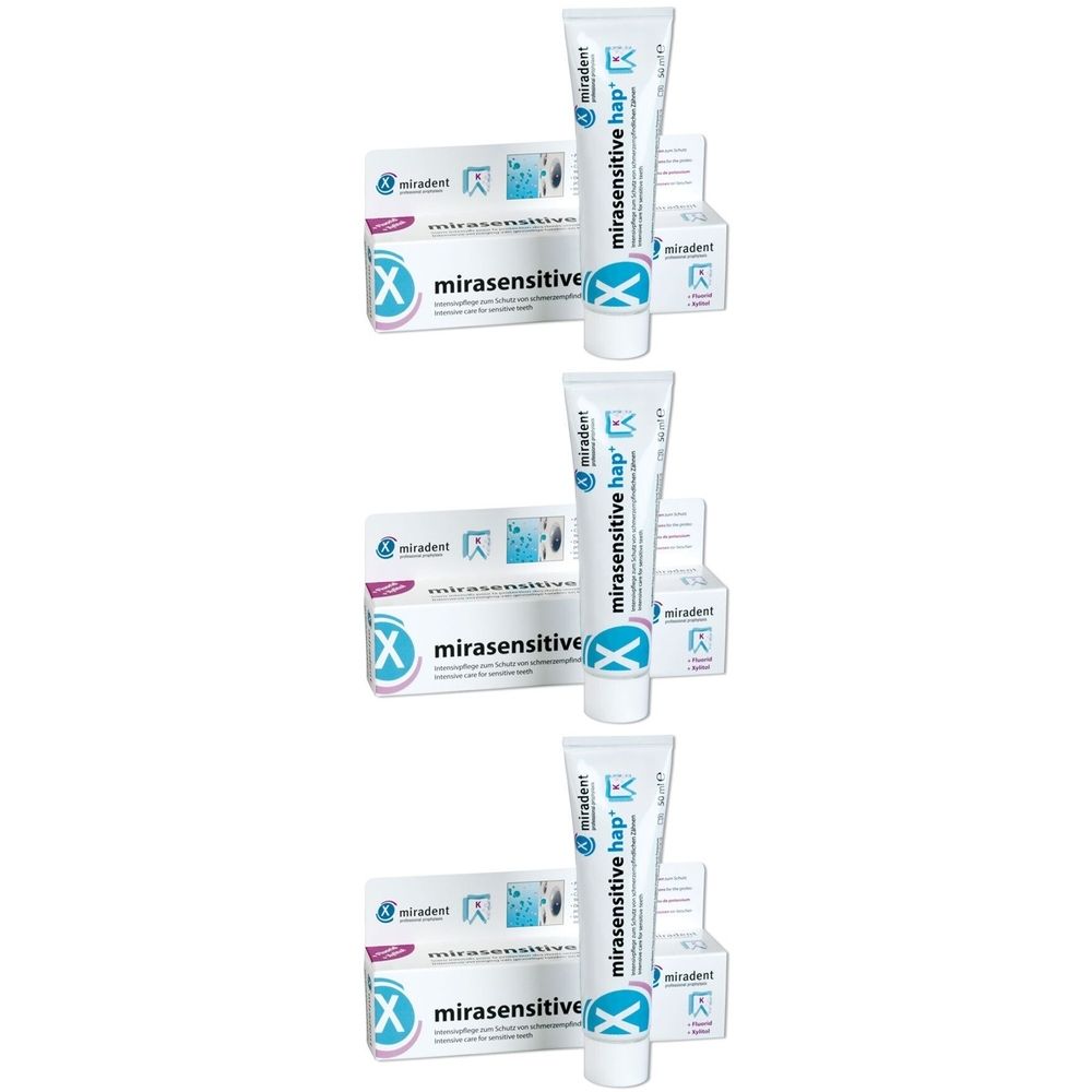 Miradent Mirasens Hap+ x3 3x50 ml Zahncreme
