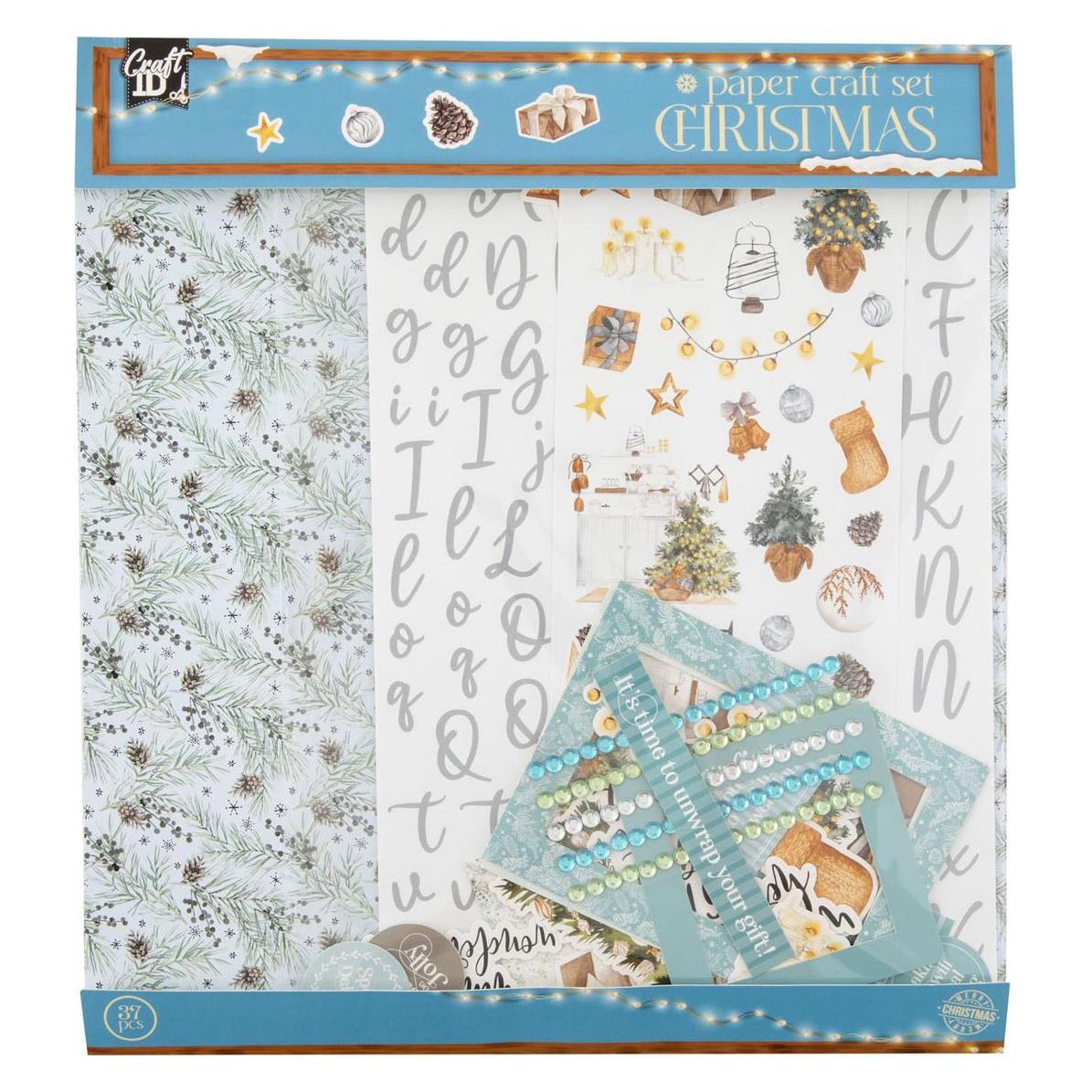 Grafix Weihnachtliches Papierbastelset - 37-teilig. (72236942)