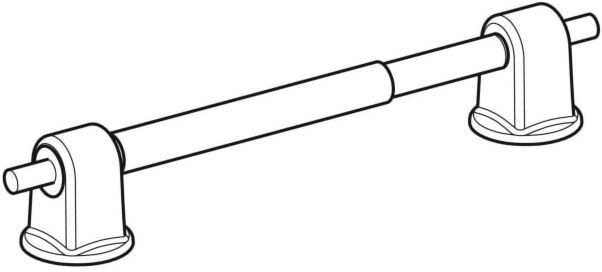 Geberit Scharnier-Set 598023000 Befestigung von unten, für WC-Sitz
