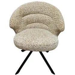 2er-Set BOOOM Stuhl Yokohama Stoff Beige Creme