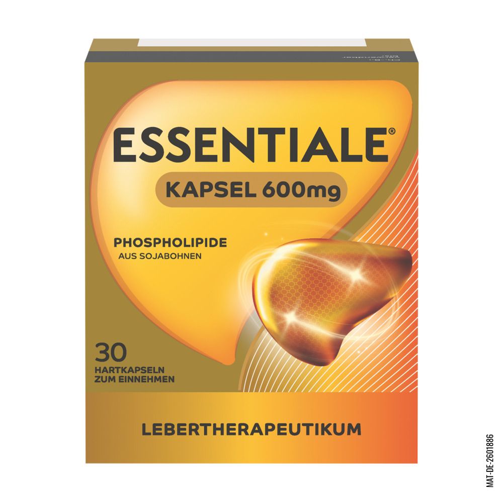 Essentiale Kapsel 600 mg 30 St Hartkapseln
