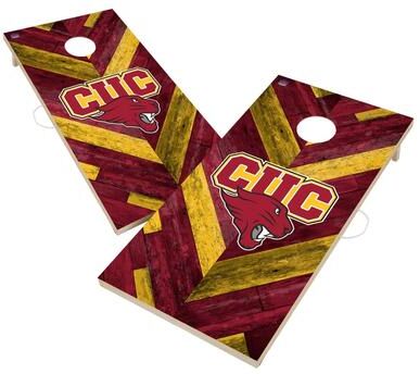 Skip's Garage Concordia Chicago Cougars Cornhole Board Set