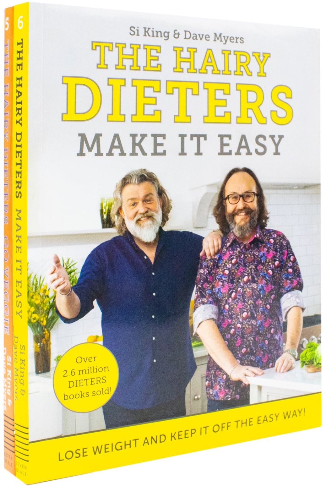 Orion Hairy Dieters Go Veggie & Make It Easy 2 Book Set – Healthy & Simple Recipes by The Hairy Bikers