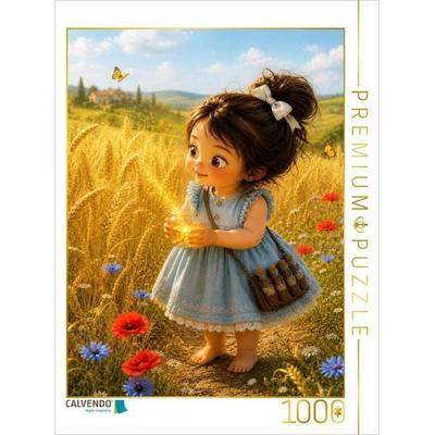 CALVENDO Puzzle Das Leuchten der Ähren | 1000 Teile Lege-Größe 64x48cm Foto-Puzzle für glückliche Stunden