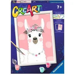 Ravensburger CreArt Malen nach Zahlen: das Llama, kein Drama 18x24cm