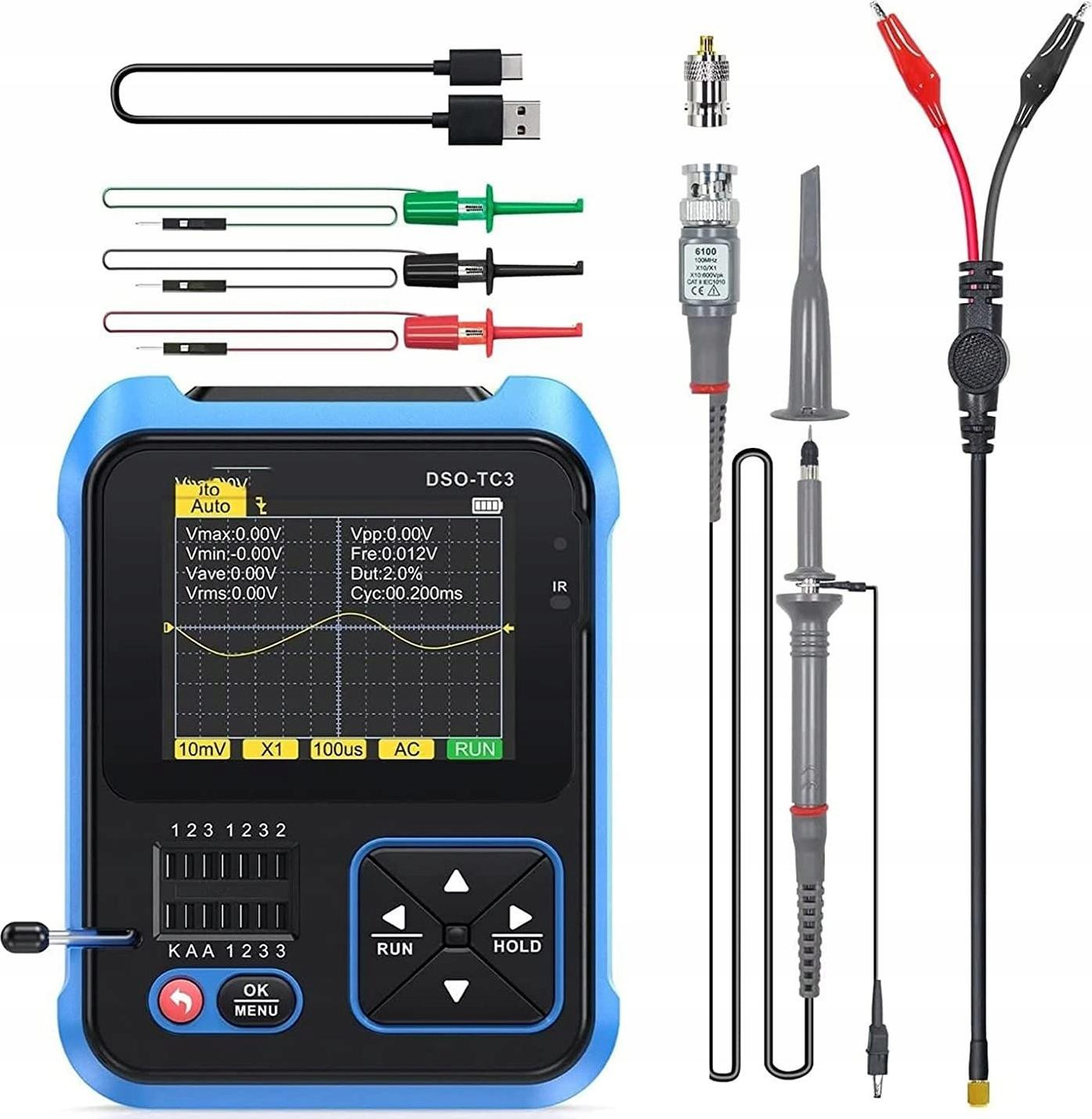 FNIRSI DSO-TC3 Draagbaar digitaal oscilloscoop