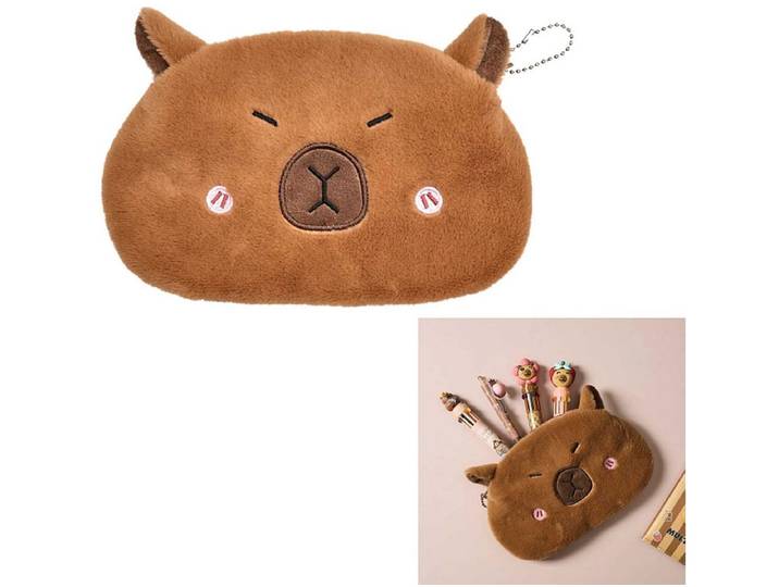 THE CONCEPT FACTORY Necessaire CAPYBARA rotbraun