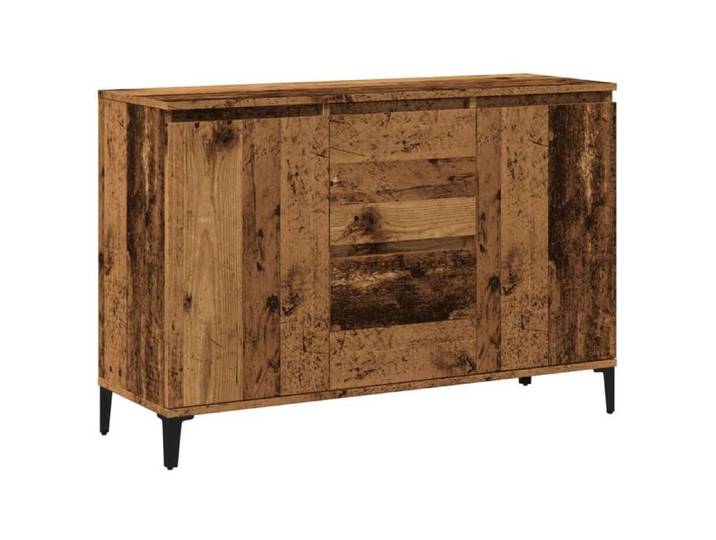 MVS Buffet Bahut de salon - vieux bois - 102x35x70 cm - bois d'ingénierie Design 2025 194174