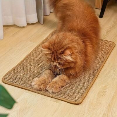 Uplift Treasures Natural Sisal Cat Scratching Mat random Color xl (19.69 * 31.5 In)