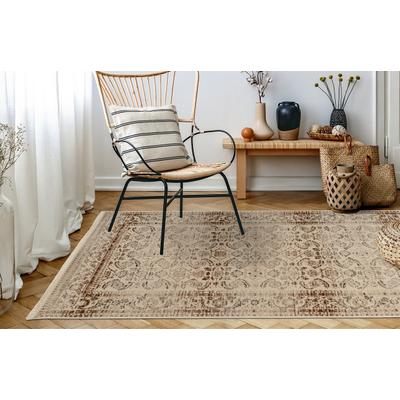 Teppich KAYOOM "Charu 600", beige, B:160cm H:3,5mm L:230cm, Polypropylen, Teppiche, Teppich, Vintage Look, Flachgewebe, Wohnzimmer