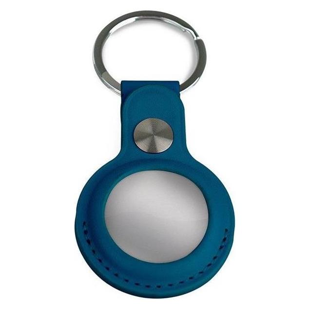 Light Solutions Airtag Nøglering - Laeder - Navy blå (5714255006865)