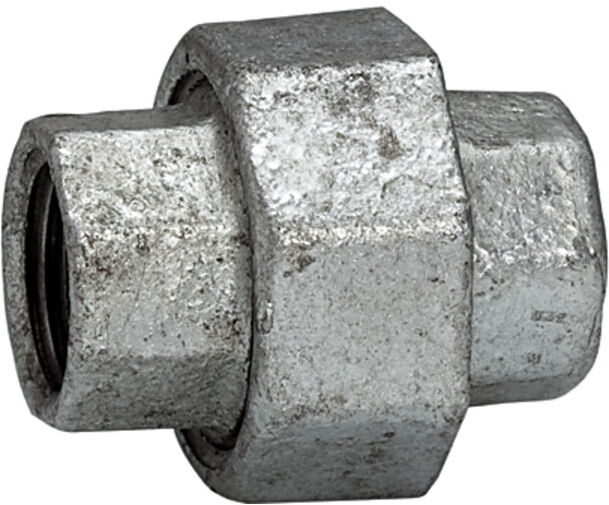 Riegler Raccord 330, FI/FI, Rp/Rp 3/4, fonte malléable noire galvanisée à chaud (TFV 330-34-D)