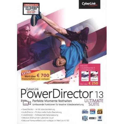 CyberLink PowerDirector 13 Ultimate Suite, 1 DVD-ROM