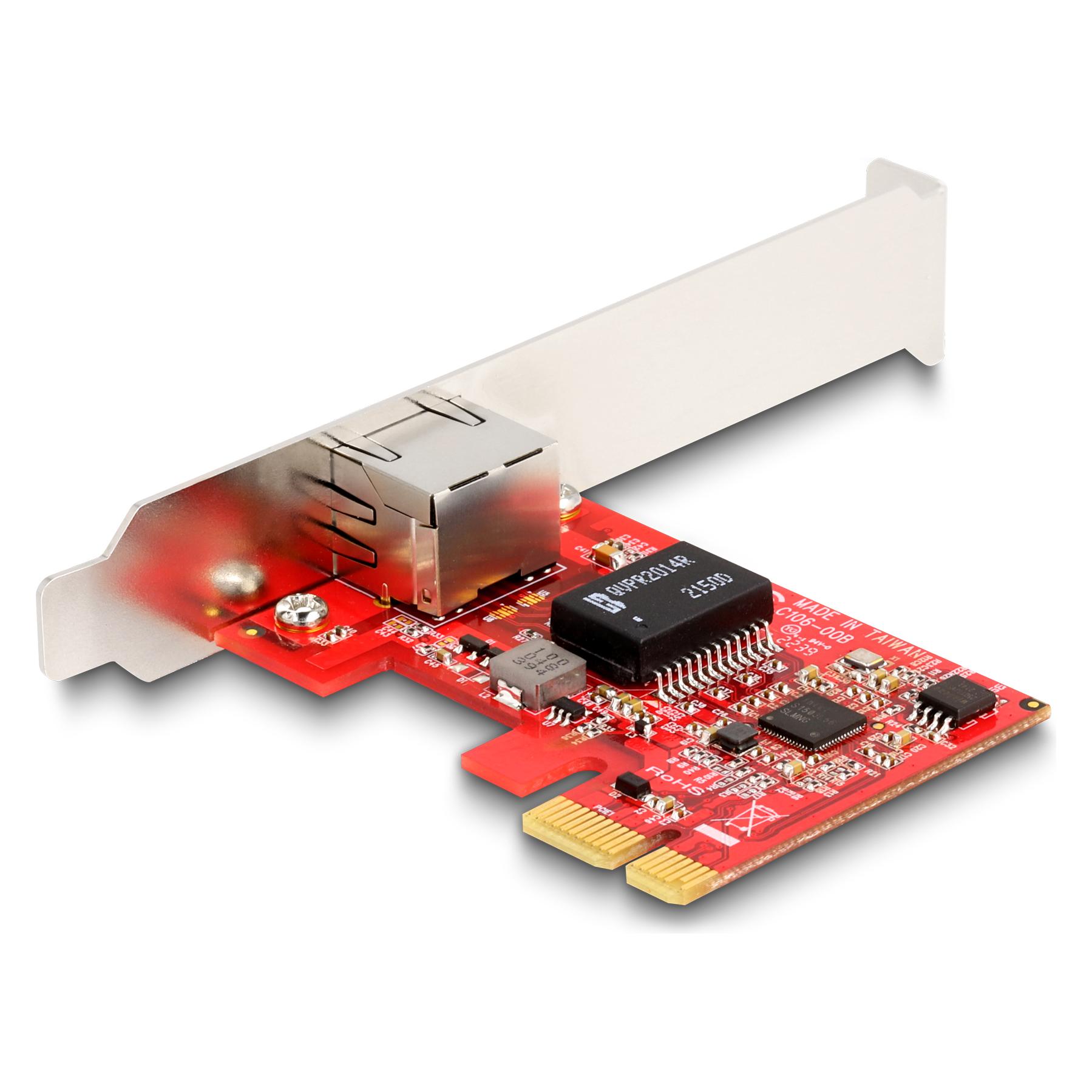 Delock PCI Express x1 Karte zu 1 x RJ45 2,5 Gigabit LAN i225 (Mini PCI Express) (90100)