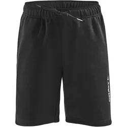 Craft, Jungen, Sporthose, Community Sweatshorts Jr (134, 140), Schwarz