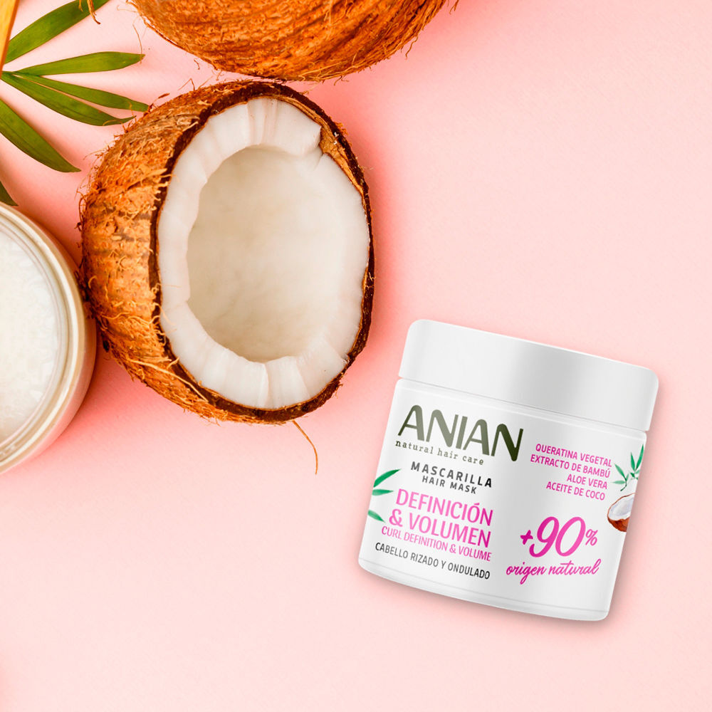 Anian Definición & Volumen mascarilla queratina vegetal 350 ml