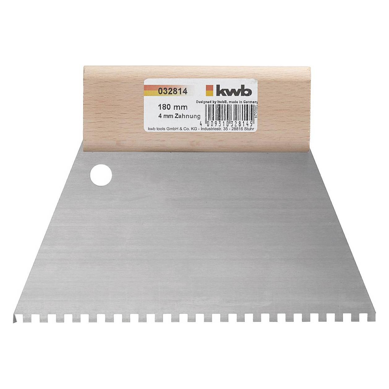 kwb 032814 Zahnspachtel (12.80 cm) (032814)