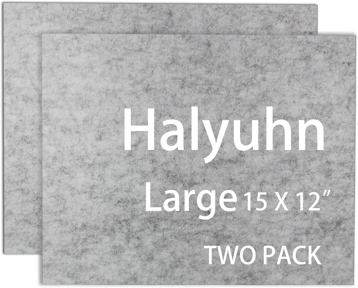 Zelfklevende Vilt Pads Dik (8mm) Meubelbeschermers voor Houten Vloeren 15x12 Inch 2 Stuks